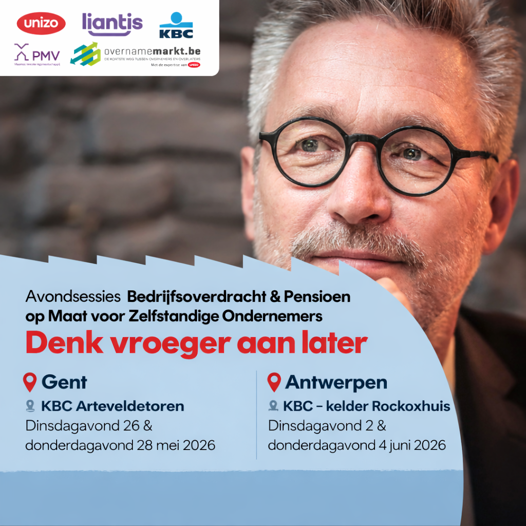 Infosessies 'Denk vroeger aan later'